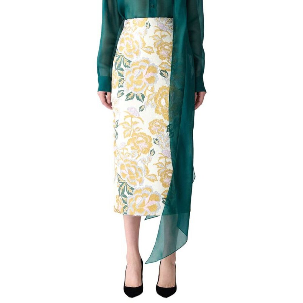 Carolina Herrera Womens Midi Skirt